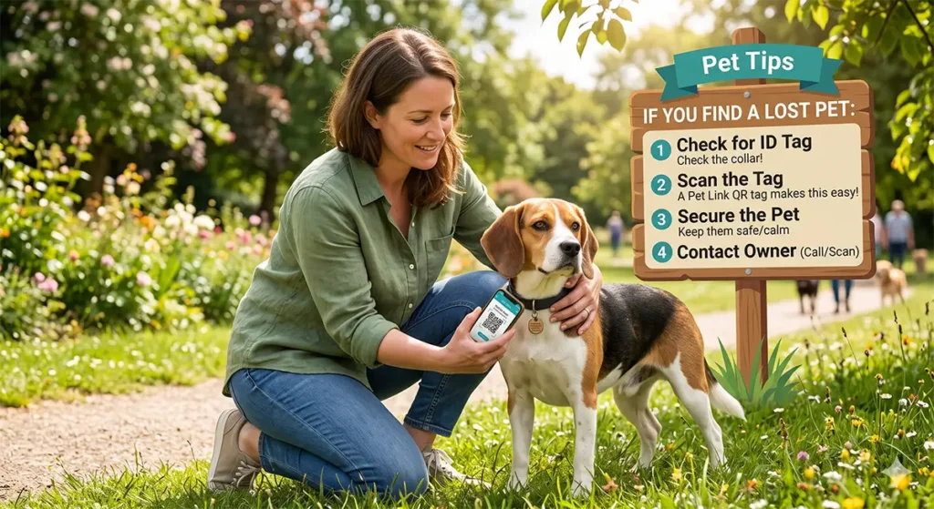 Found a Lost Pet? Step-by-Step Guide | Pet Link QR